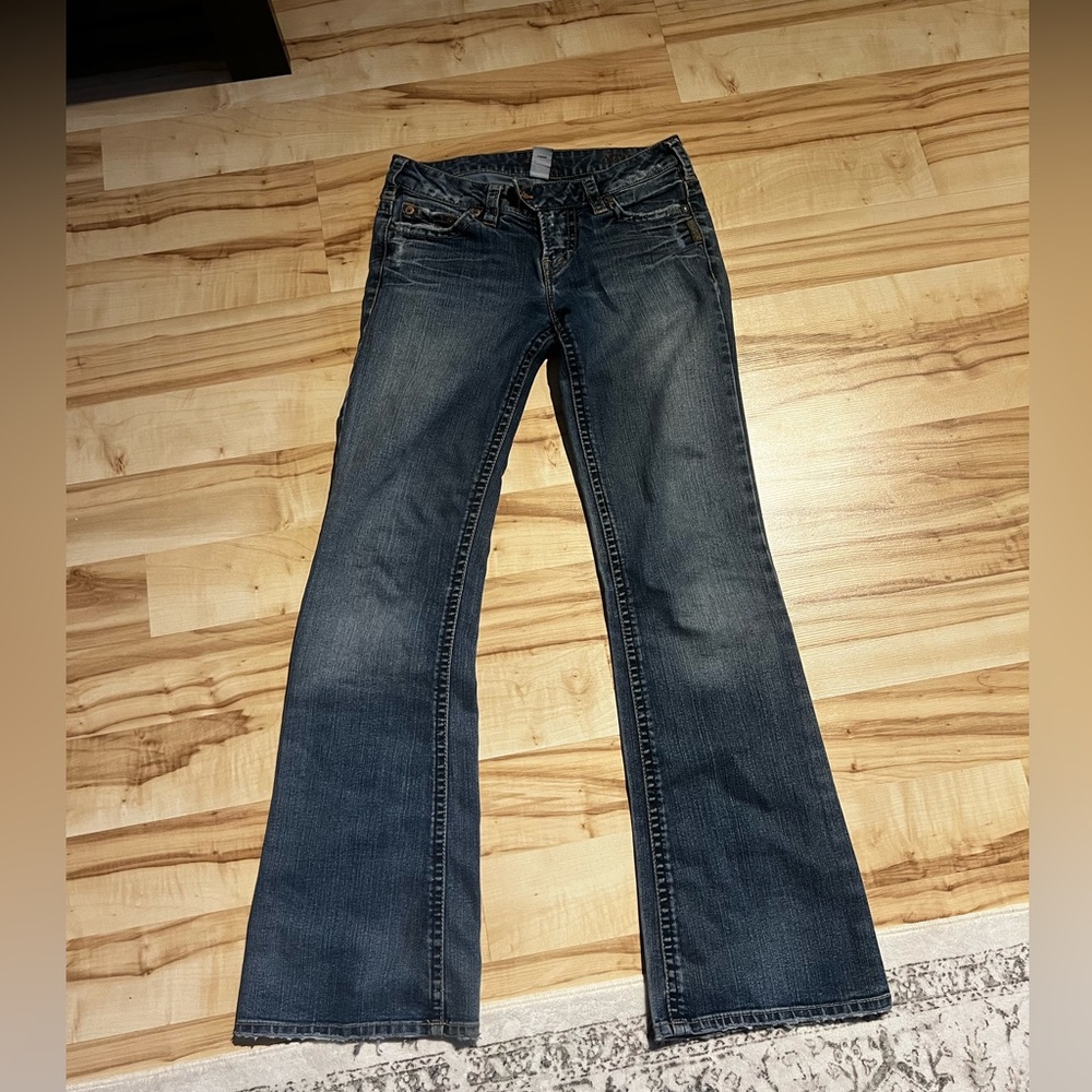 Silver Jeans Classic Indigo Denim Western Glove Tina size 27/33